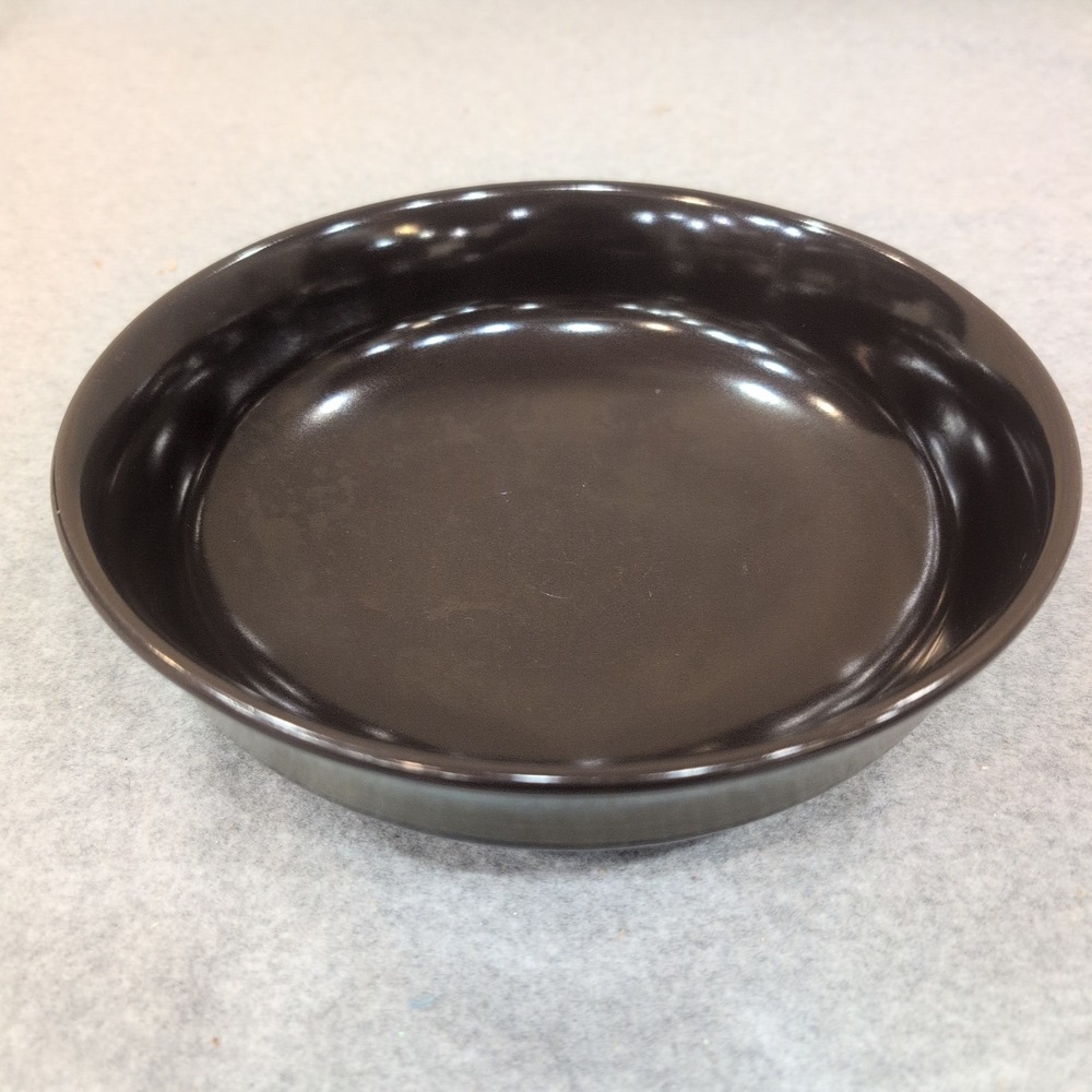Franciscan Brown Glazed Ceramic Bowl with Green Band Mid Century Modern - Picture 1 of 8